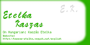 etelka kaszas business card